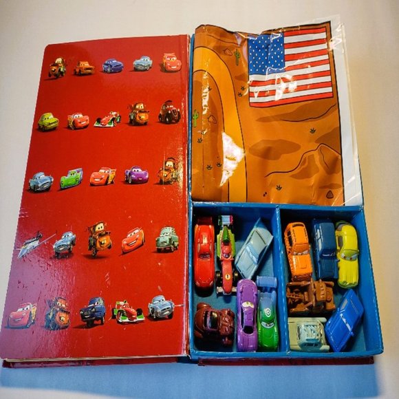 COOL CARS by MY BUSY BOOKS with 12 cars and play mat Pixar Disney Cars 2 Set JD - Picture 4 of 11